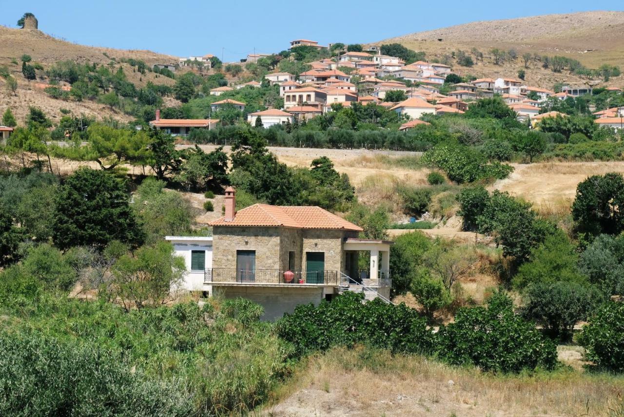 Stone House Of Panos Villa Kornos Eksteriør bilde